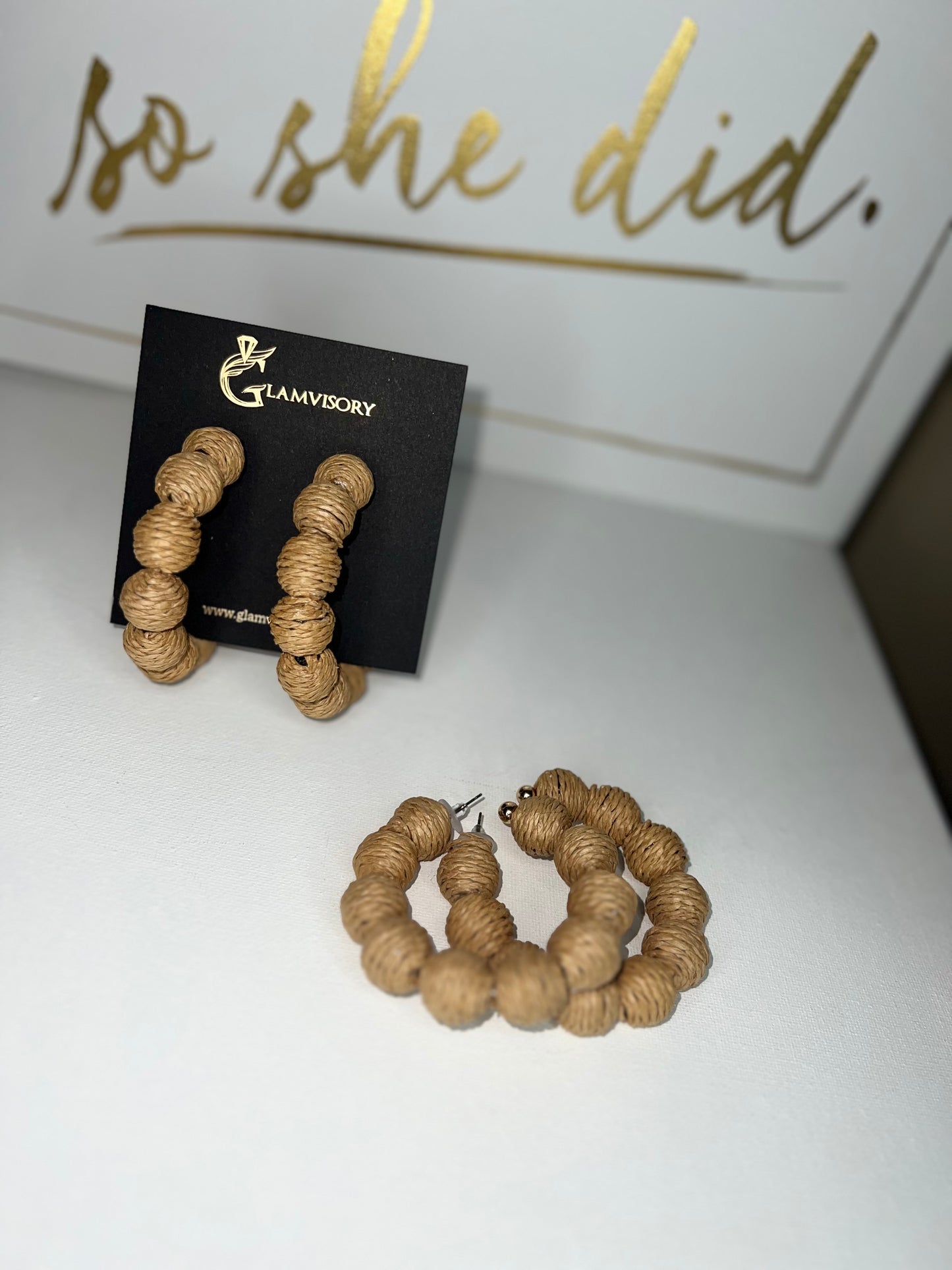 Woven Hoop Earrings