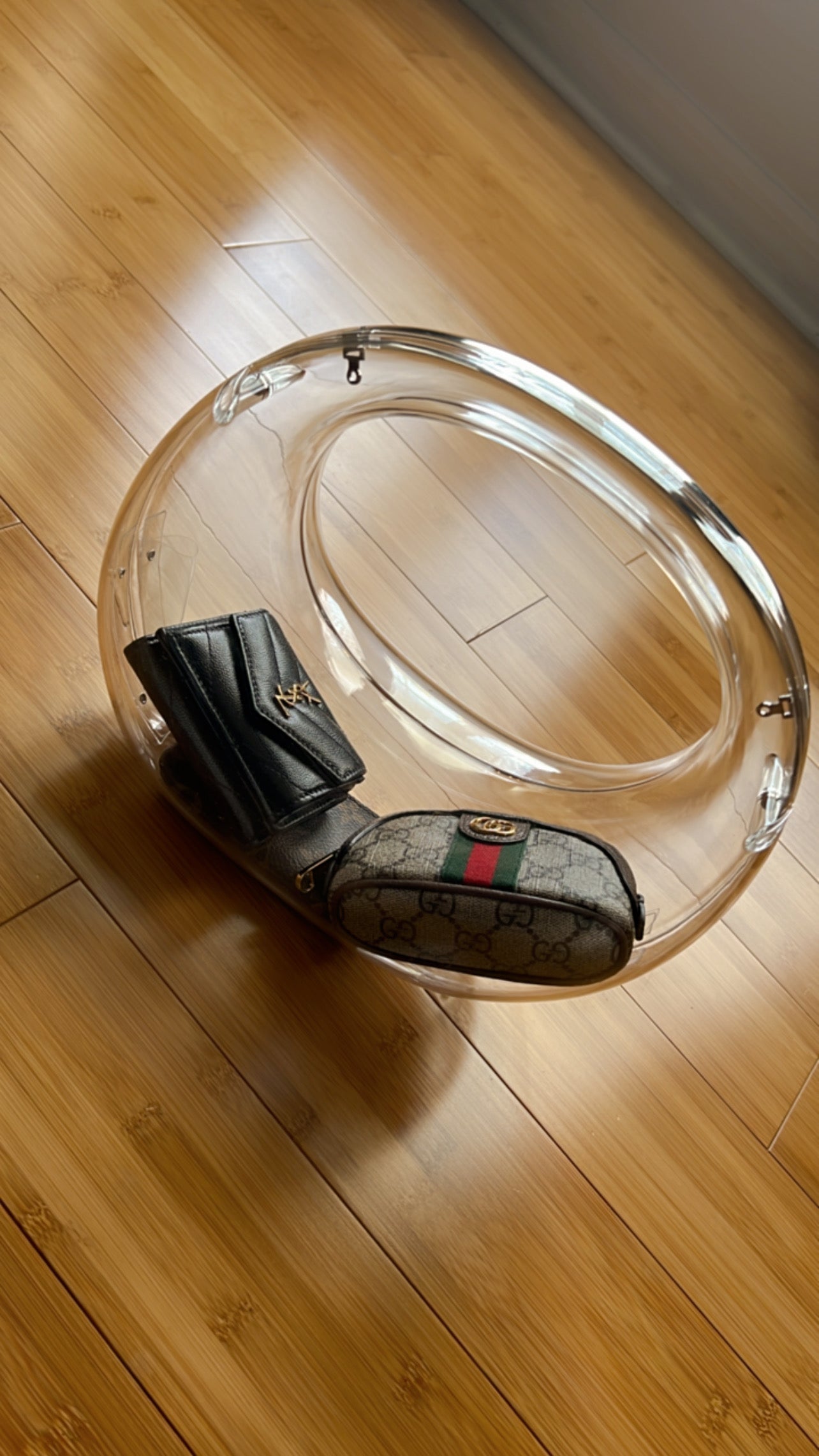 Clear Hobo Bag