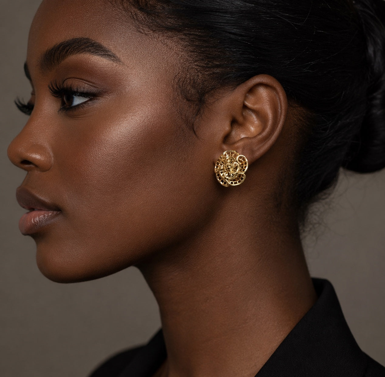 Rose Post Earrings