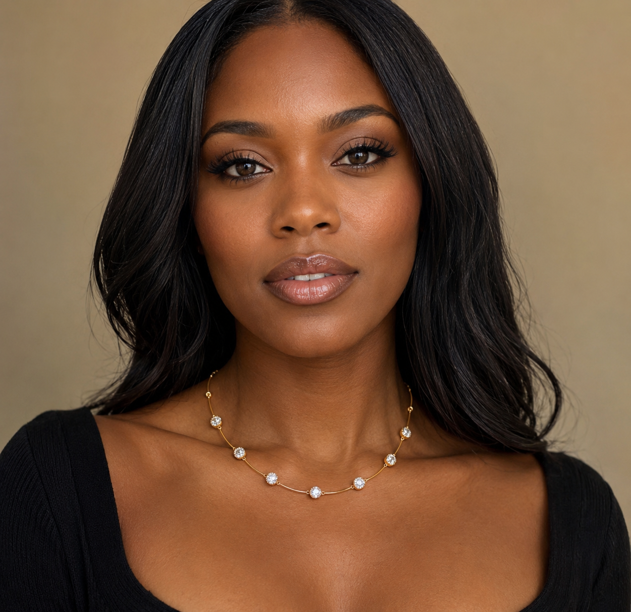 Celeste Halo Necklace