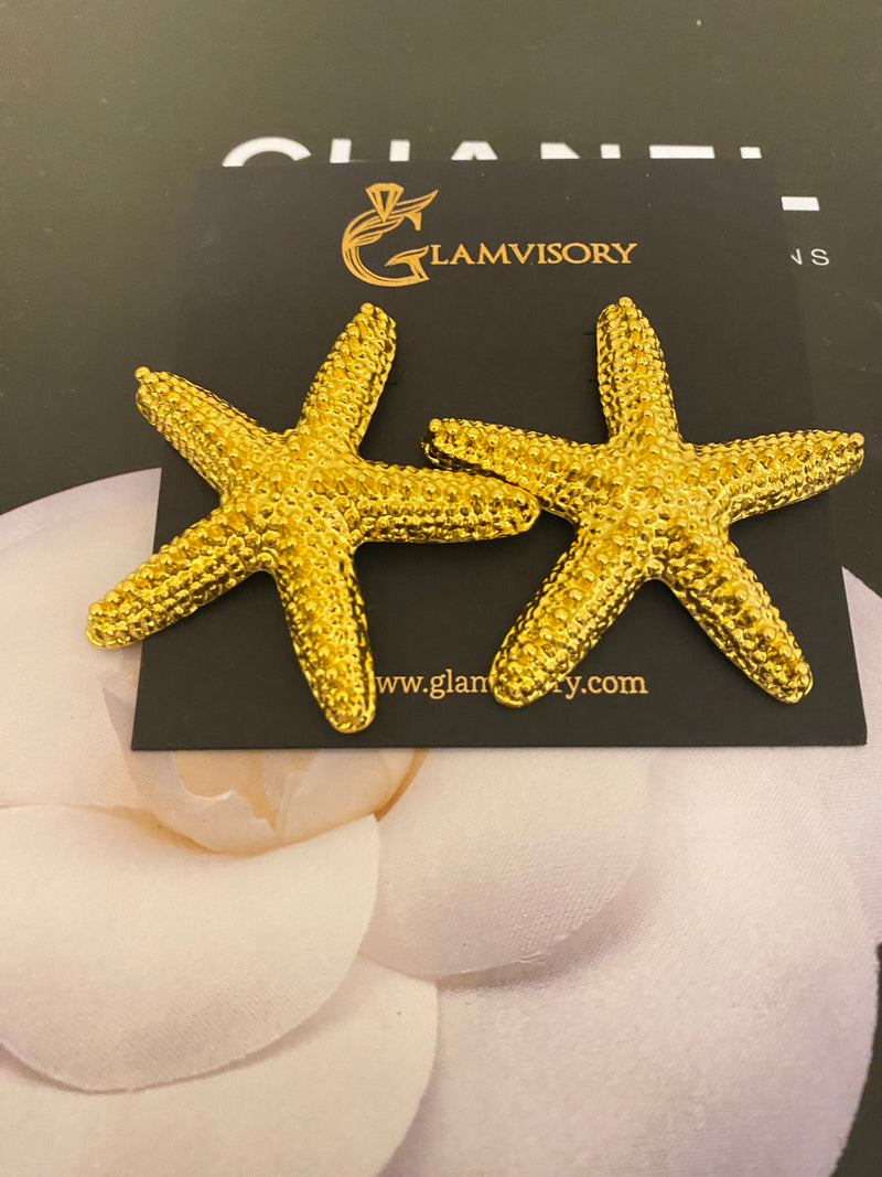 Star Fish Fashion Earrings