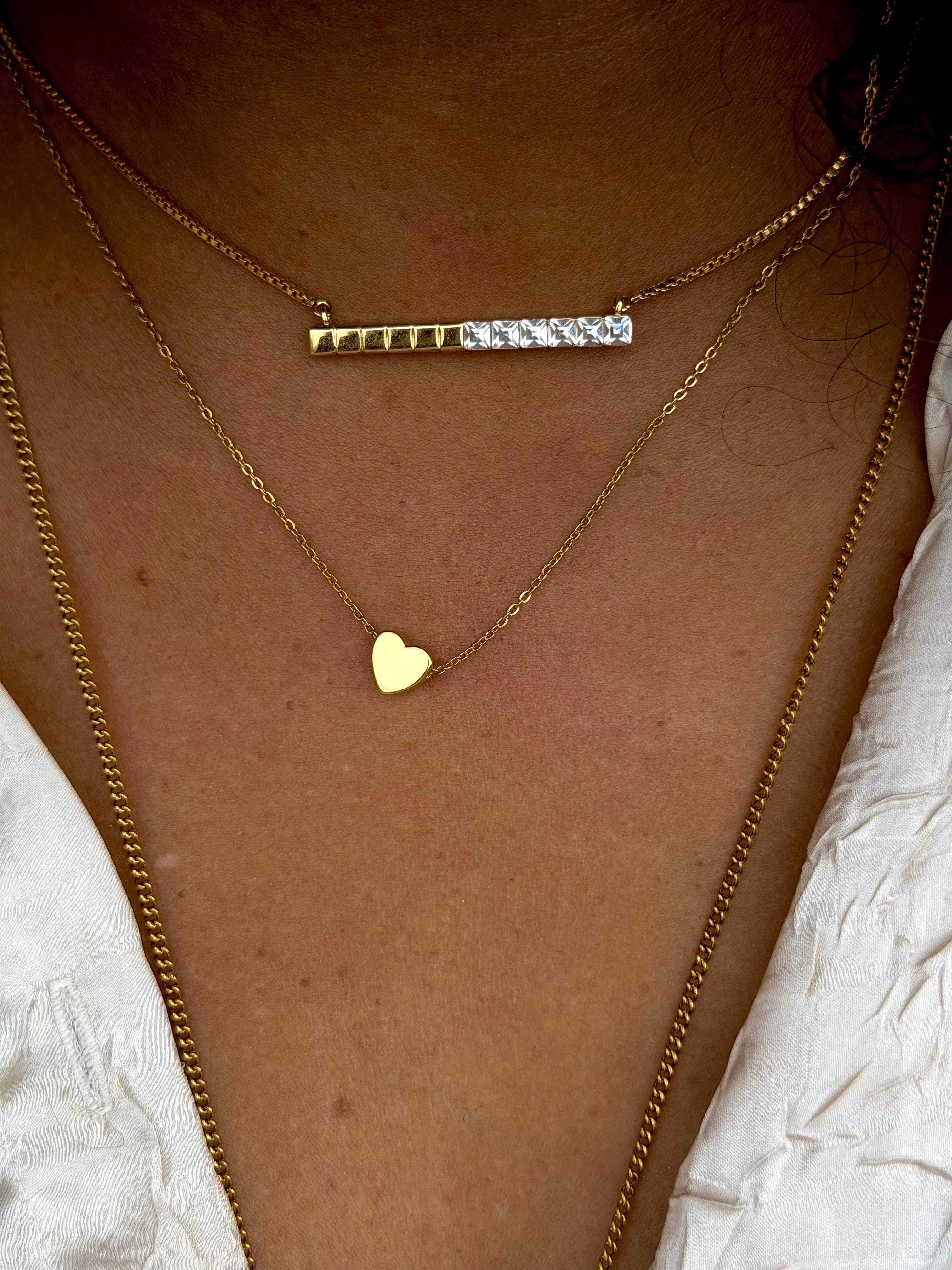 Crystal Bar Necklace